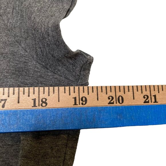 BODEN Napoli Elastic Waist Gray Red Scoop Neck Pleated Flare Dress Size 10L - Picture 7 of 13